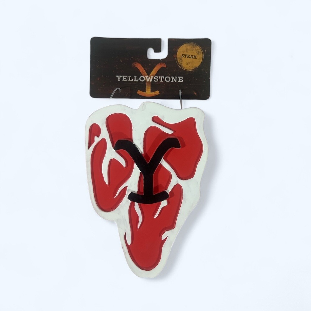 YELLOWSTONE Dutton Ranch Squeaky Steak Shaped Dog Toy NEW!!